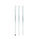 2er Set Aufstellstangen Sonnensegel 204 cm 3 Teilig Stahl verzinkt – Deiwo