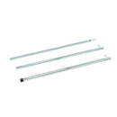 2er Set Aufstellstangen Sonnensegel 204 cm 3 Teilig Stahl verzinkt – Deiwo