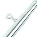 2er Set Aufstellstangen Sonnensegel 204 cm 3 Teilig Stahl verzinkt – Deiwo