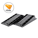 Froli Ausgleichskeile Standard 4t 45 x 16 x 8 cm schwarz – Froli