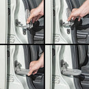 Tragbare Auto Türstufe Klappbar Trittstufe Fußpedal + Sicherheitshammer – Hoch hinaus!