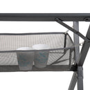 Bambus Rolltisch "Mendoza"  110x71cm kleines Packmaß Aufbewahrungsnetz – Camp4