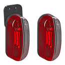 Umrissleuchte LED rot/weiß 98x42x38 mm, 12 Volt, 2 Watt, 6 LED rechts – ProPlus