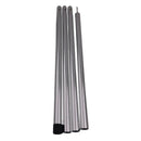 Aufstellstange 180cm Alu Tarpstange Sonnensegel Zeltstange Stützstange silber – Bent