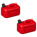 2x Kraftstoffkanister 5L Kunststoff Reserve Diesel Benzinkanister rot – APT