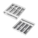 Besteckkasten 5 Fächer rutschfester Besteckeinsatz 32,5x28,5x4,5cm Campingküche – APT