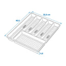 Besteckkasten 6 Fächer rutschfester Besteckeinsatz 40,5x32,5x4,5cm Campingküche – APT