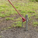 Set 4x Bodenanker Sturmanker 41cm Ø18mm Stahl mit Öse & Haken Hering Camping – Trotze Wind und Wetter!