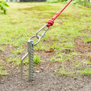 Set 4x Bodenanker Sturmanker 41cm Ø18mm Stahl mit Öse & Haken Hering Camping – Trotze Wind und Wetter!