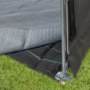Bodenplane Zelt Vorzelt Camping Unterlage Gewebeplane Eco Anthrazit 3,00x6,00M – APT