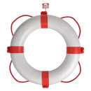Bootsring Bootsdeko Schiffsdeko Deko für Yacht Ø600mm weiß/rot – Seilflechter