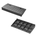 Bordsteinrampe Auffahrrampe 50 x 27 x 7 cm 3000 kg Auffahrhilfe für Auto Schwarz – APT