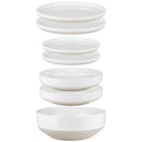 Brunner Melamin Geschirrset 6in1 Odette, weiß Campinggeschirr Set Geschirr – Brunner