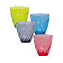4er-Set Saft/Wassergläser Burano UV resistentes SAN 300ml Trinkgläser Camping – Reimo