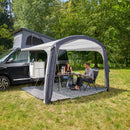 Bus-Sonnenvordach ANTIGUA AIR 310 x 250 cm 5 / 8 mm Keder Schleusenstab