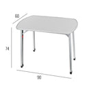 Camp4 Campingtisch Bustisch Multi 90x60x74cm Alu, klappbar, stabil – Camp4