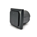Schalter Trittstufe | Schwarz | max 30V DC | 16A | DPDT | Set: Schalter, Abdeckung, Rahmen – Wamovo