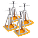 Camco Set - 4x Stückböcke und Unterlegplatten – Maximale Sicherheit mit Stützbocksatz und Unterlegplatten der Firma Camco.