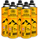 5x Gaskartusche 220g Ventilkartusche Butangas CRV Kartusche für Campingkocher – Camp4