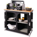 CAMP4 BAMBOO QUICK Campingküche Campingschrank Faltschrank mobile Camping Küche – Camp4