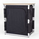 Camp4 BAMBOO QUICK MINI Campingküche Campingschrank mobile Camping Küche faltbar – Camp4