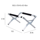 🏕️ Aluminium Kühlboxständer | Schaumstoffpolster |  höhenverstellbar | 40Kg 🏕️ – Haba