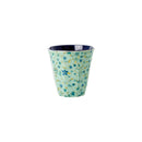3-teiliges Melamin Geschirrset Blue Flower für Camping Outdoor Camping Freizeit – Rice