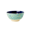 3-teiliges Melamin Geschirrset Blue Flower für Camping Outdoor Camping Freizeit – Rice