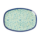 3-teiliges Melamin Geschirrset Blue Flower für Camping Outdoor Camping Freizeit – Rice