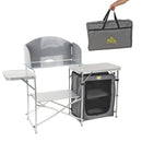 Camping Küche "Maxi" klappbar in Transporttasche, Windschutz, 30 Kg belastbar – ViaMondo
