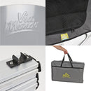 Camping Küche "Maxi" klappbar in Transporttasche, Windschutz, 30 Kg belastbar – ViaMondo