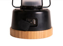Campinglicht LIGHTHOUSE, LED Retro Usb Laterne aus Bambus + Edelstahl, Powerbank – Holiday Travel