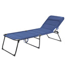 Via Mondo Campingliege "Grande Azul" 3 fach verstellbar Alu Rahmen comfortabel stabil – ViaMondo