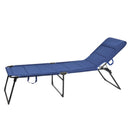 2x Via Mondo Campingliege Set "Grande Azul" 3 fach verstellbar Alu Rahmen comfortabel stabil – ViaMondo