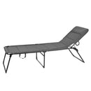 2x Via Mondo Campingliege Set "Grande Cinzo" 3 fach verstellbar Alu Rahmen comfortabel stabil – ViaMondo