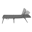 2x Via Mondo Campingliege Set "Grande Cinzo" 3 fach verstellbar Alu Rahmen comfortabel stabil – ViaMondo
