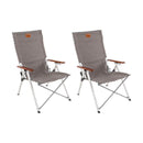 2x Campingstuhl JOPLIN 2 Klappstuhl Angelstuhl Alu Faltstuhl inkl. Tragetasche – Holiday Travel