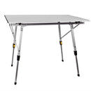 Alu Rolltisch, Campingtisch Bali – Alu Rolltisch mit neuartiger Tischkonstuktion für leichten und schnellen Aufbau.