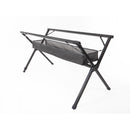 Campingtisch Bambus-Rolltisch 140x80cm Aluminium Gartentisch Klapptisch mit Netz – So macht Camping Spaß!