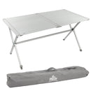 Aluminium Campingtisch "Clayette" für 4 Personen höhenverstellbar Rolltisch – ViaMondo
