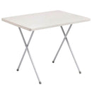 Campingtisch Eva 80 x 60 x 62/50 cm, Stahlgestell Esstisch Beistelltisch Camping – So macht Camping Spaß!