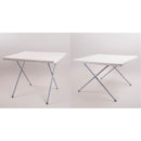 Campingtisch Eva 80 x 60 x 62/50 cm, Stahlgestell Esstisch Beistelltisch Camping – So macht Camping Spaß!