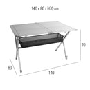 Camping Möbel Set Tisch + 2 Stühle "Grenoble" , 1x Tisch "Titan Space" – Carbest