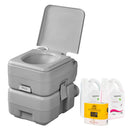 Campingtoilette tragbare Chemietoilette inkl. Sanitärflüssigkeit Toilettenpapier – Tragbare Camping Toilette inkl.