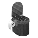 Mobile Campingtoilette faltbar Camping WC Toilette mit Deckel Reisetoilette – APT