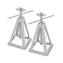 Alu Stützbock 2er Set | L-Profil | 1000Kg Tragkraft | 42cm Höhe | L-Aufnahme – Wamovo