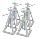 Alu Stützbock 4er Set | L-Profil | 1000Kg Tragkraft | 42cm Höhe | L-Aufnahme – Wamovo