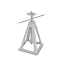 Alu Stützbock 4er Set | L-Profil | 1000Kg Tragkraft | 42cm Höhe | L-Aufnahme – Wamovo