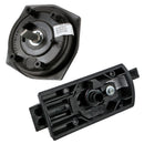 Türschloss komplett für Wohnwagen inkl. Schlüssel 25-35 mm Wandstärke schwarz – FAP