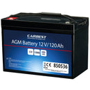 Carbest Deep-Cycle AGM Power Line Batterie 120Ah Servicebatterie für Reisemobile – Carbest